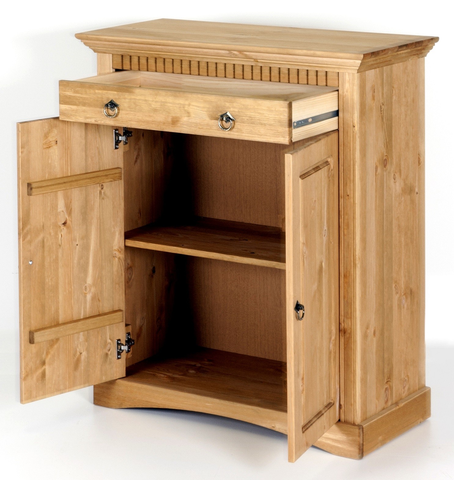 2trg Kommode Aus Kiefernholz Gelaugt Geolt Schrank Sideboard