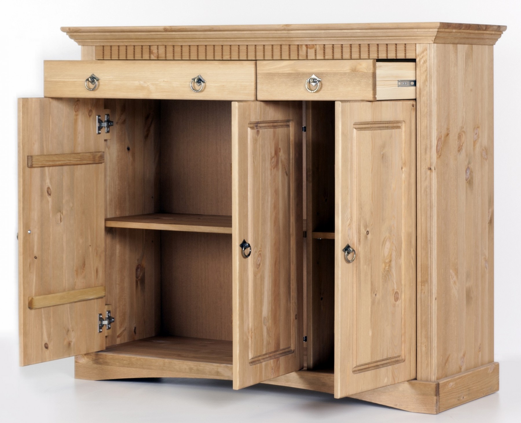 3trg Kommode Aus Kiefernholz Gelaugt Geolt Schrank Sideboard