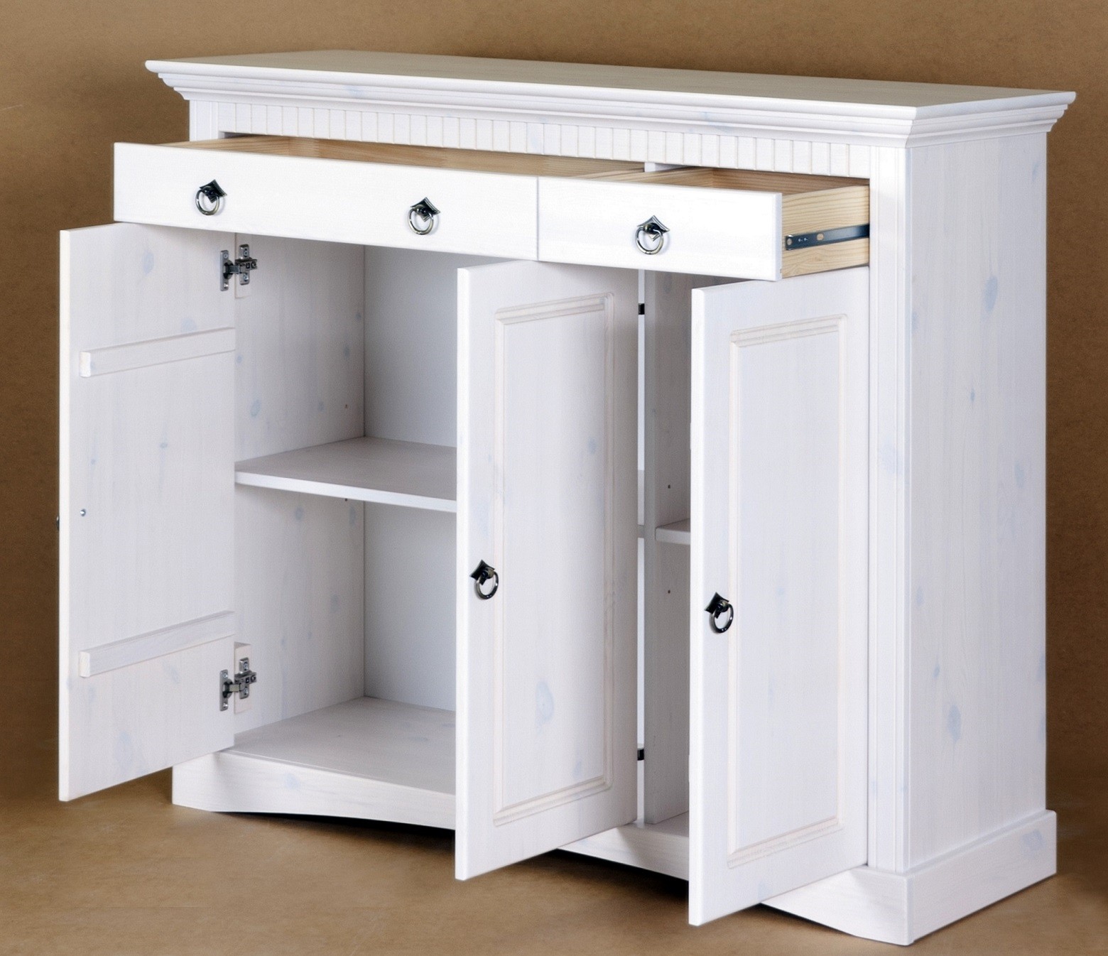 Clever Moebel 3trg Sideboard Kommode Aus Kiefernholz Kolonialfarben Schrank Sidra Hospital