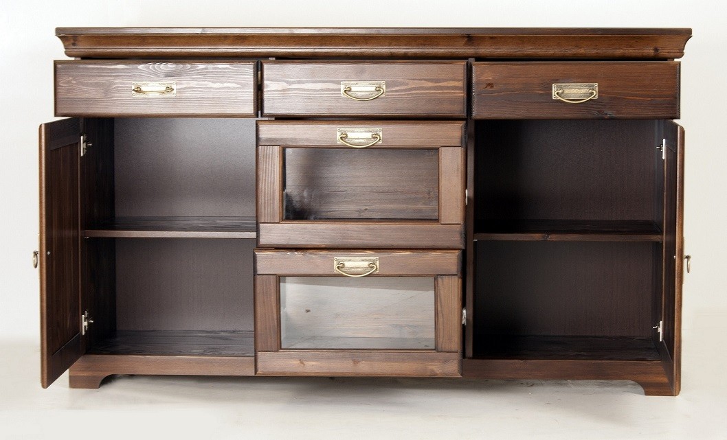 Sideboard Kommode Aus Kiefernholz Kolonialfarben Lackiert