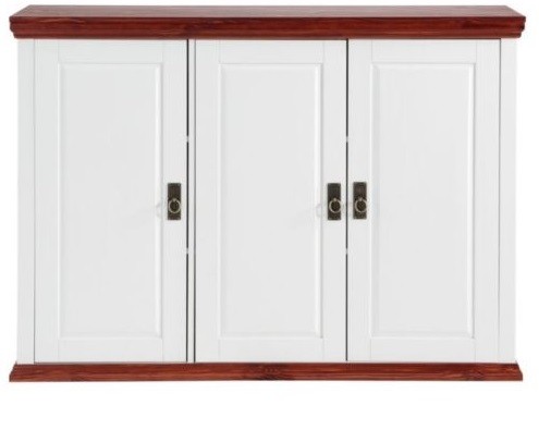 Sideboard Kommode Aus Kiefernholz Weiss Kirschbaumfarben Lackiert