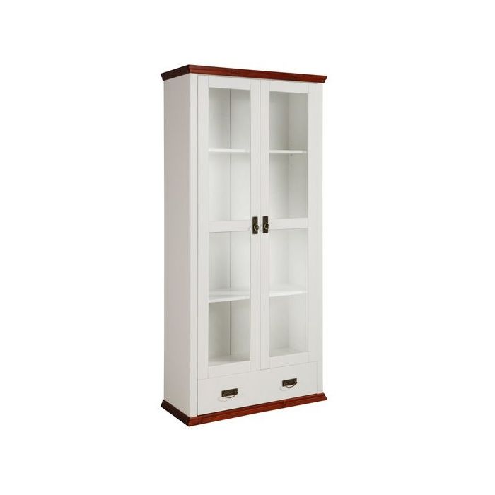 Vitrine weiß lackiert