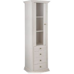 Vitrine weiß lackiert