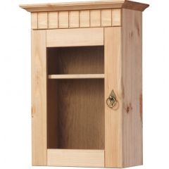 Hängeschrank aus Kiefernholz gelaugt/geölt, Wandschrank, Badschrank, Badmöbel