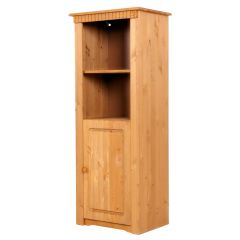 Vitrine aus Kiefernholz, gelaugt/geölt